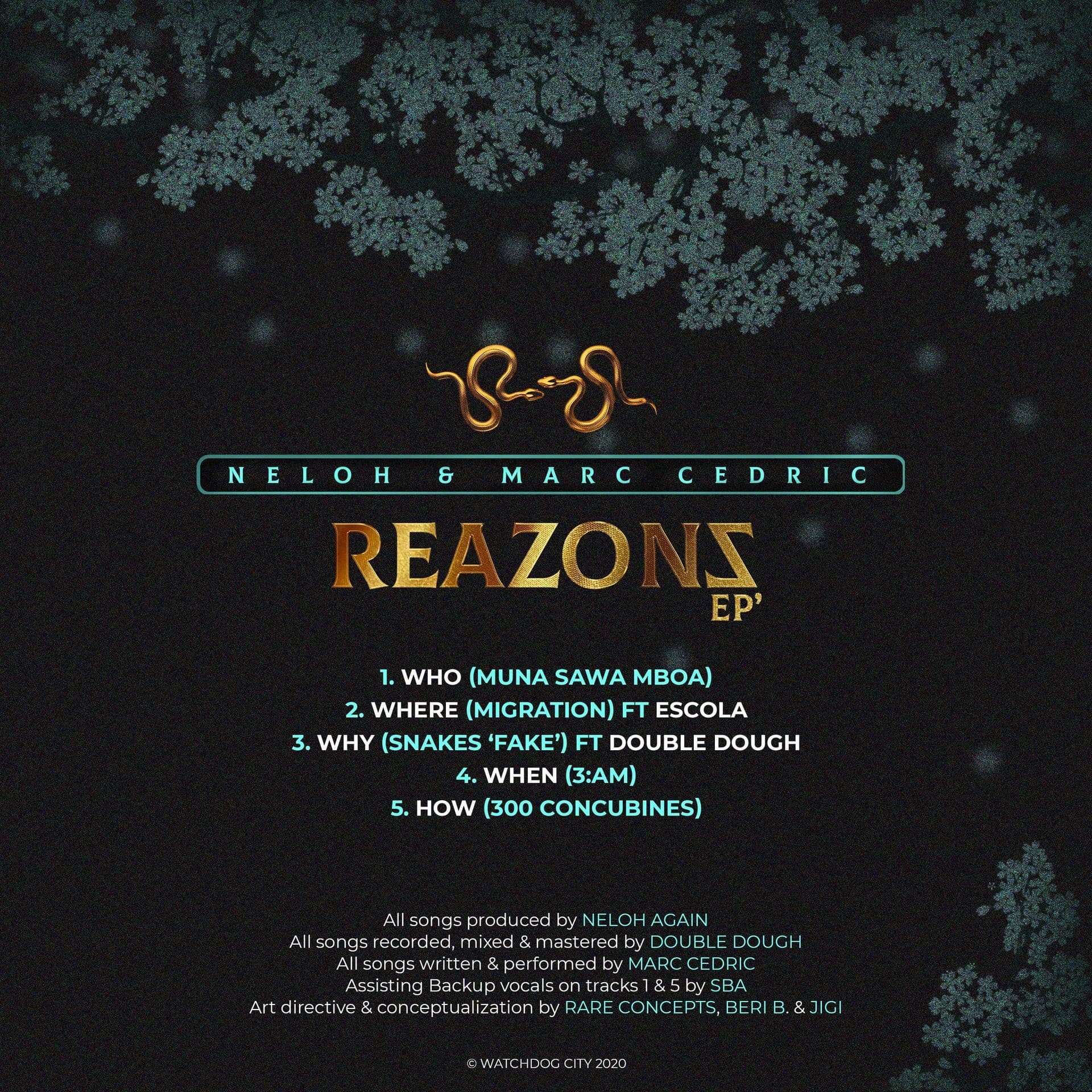 Reazonz Artwork Tracklist